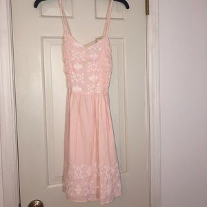 Charlotte Russe Pink cross back dress